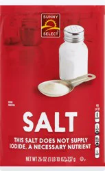 Sunny Select Plain Salt 26 oz