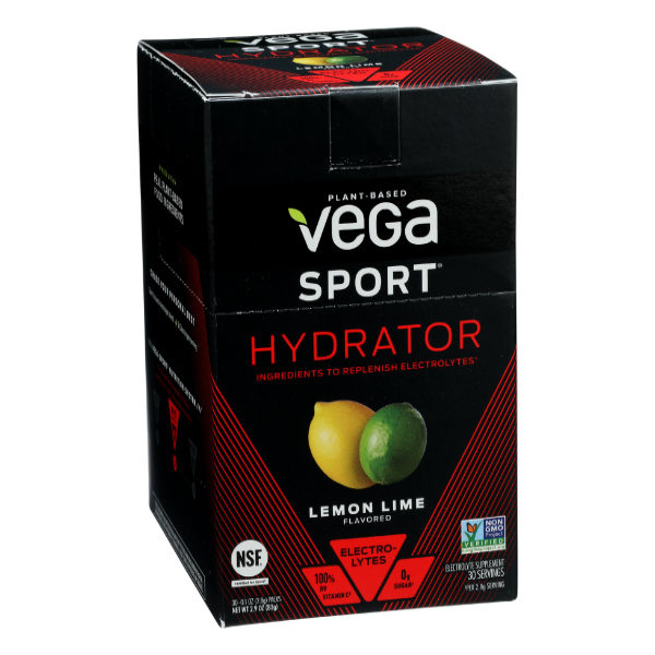 slide 1 of 1, Vega Sport Hydra Lemon Lime Box, 30 ct