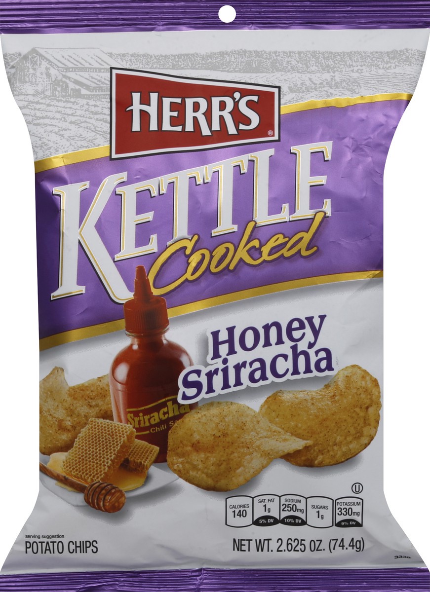 slide 5 of 6, Herr's Honey Sriracha Kettle, 2.625 oz