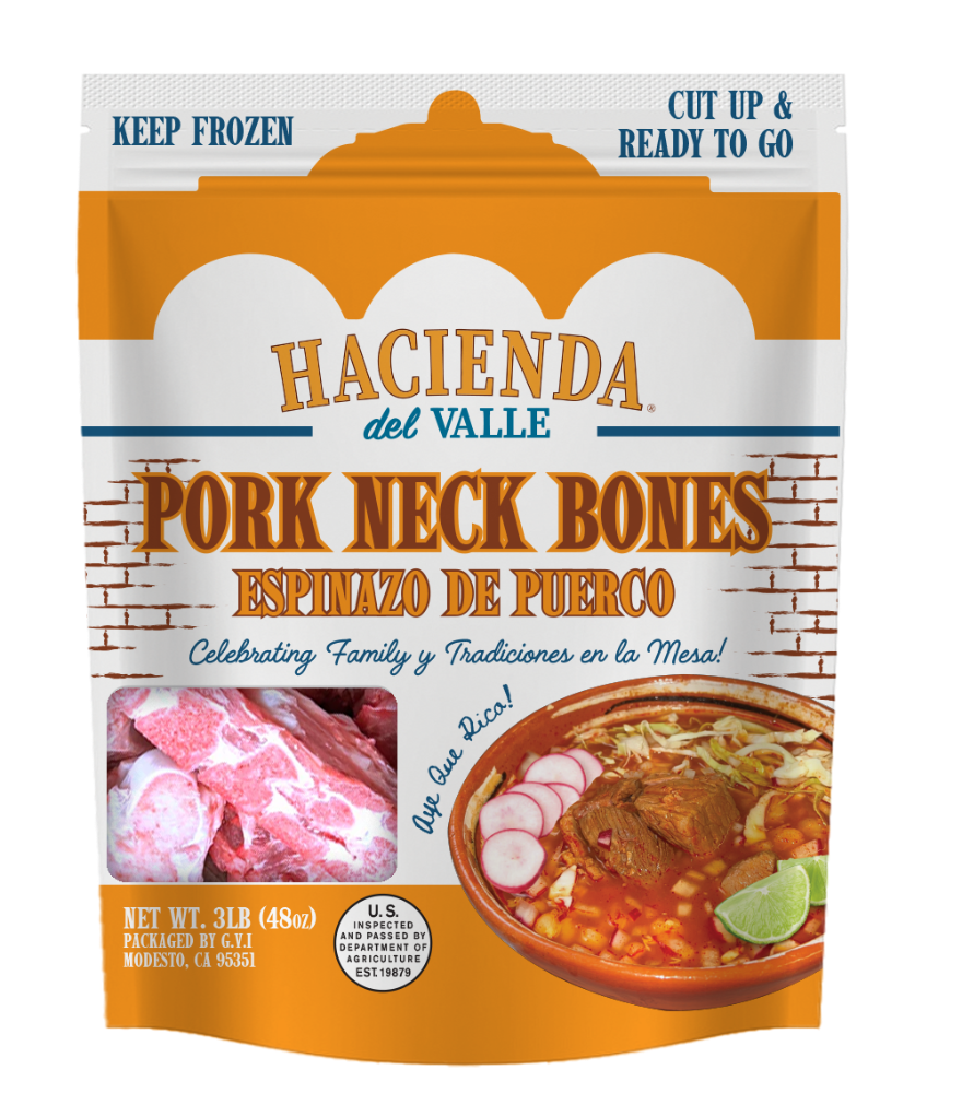 slide 1 of 2, Hacienda Cut Pork Neckbones - 48 OZ, 48 oz