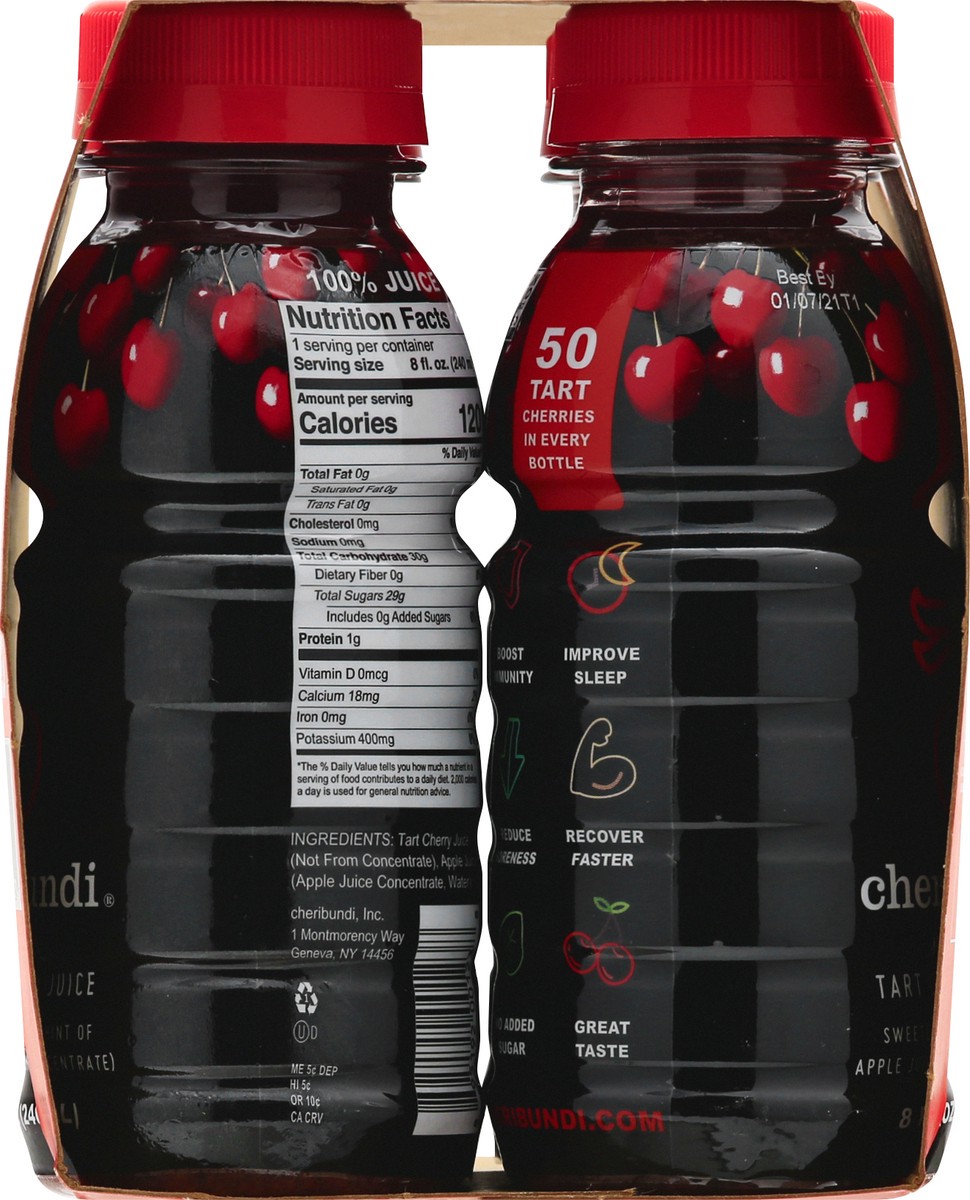 slide 8 of 9, Cheribundi Original Natural Tart Cherry Juice - 4 ct, 4 ct