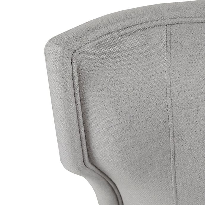 slide 3 of 8, Madison Park Carson Dining Chair - Light Grey, 1 ct