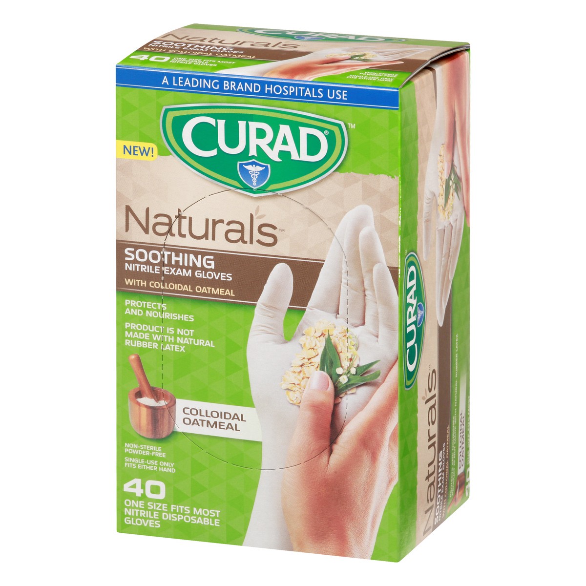 slide 5 of 12, Curad Nitrile Exam Gloves 40 ea, 40 ct