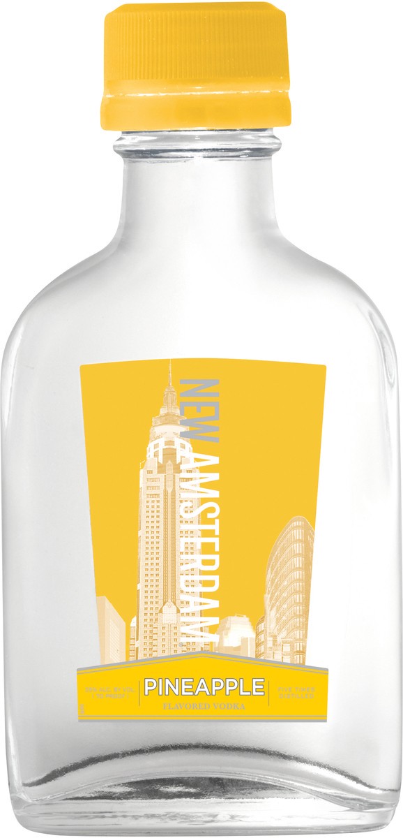 slide 2 of 3, New Amsterdam Pineapple Flavored Vodka 100ml, 100 ml