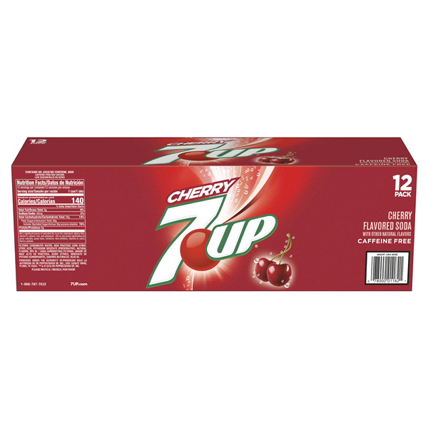 slide 5 of 29, 7UP Cherry Flavored Soda, 12 ct