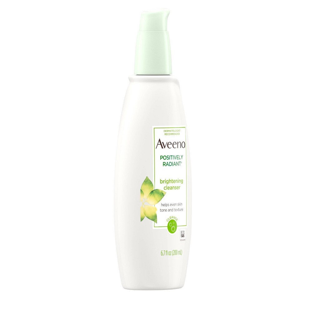 slide 7 of 9, Aveeno Positively Radiant Brightening Cleanser, 6.70 fl oz
