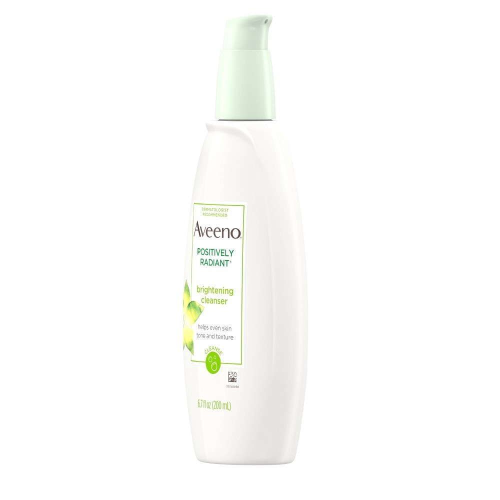 slide 8 of 9, Aveeno Positively Radiant Brightening Cleanser, 6.70 fl oz
