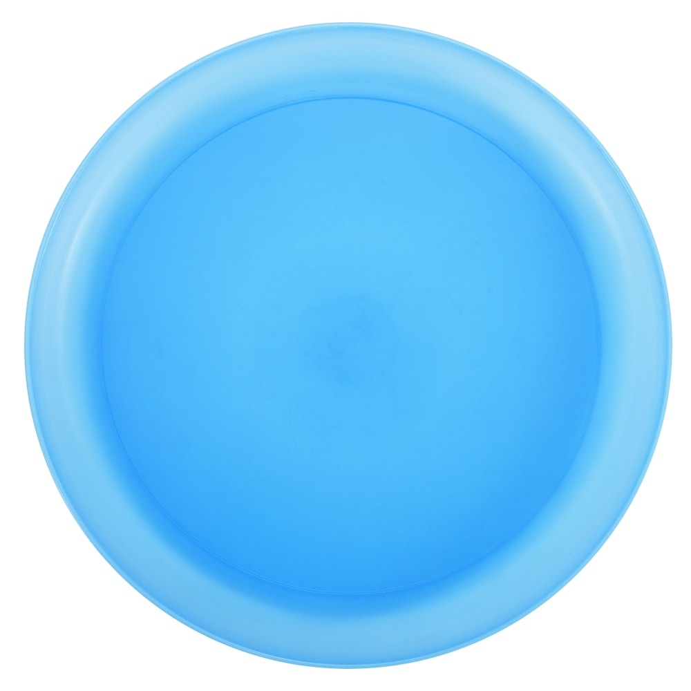 slide 1 of 1, Hd Designs Outdoors Round Serve Platter Tray - Blue, 15.88 in