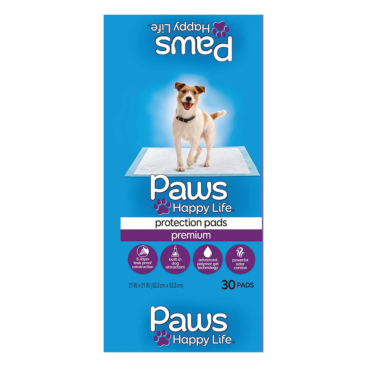 slide 8 of 11, Paws Happy Life Training Pads Basic, 30 ct