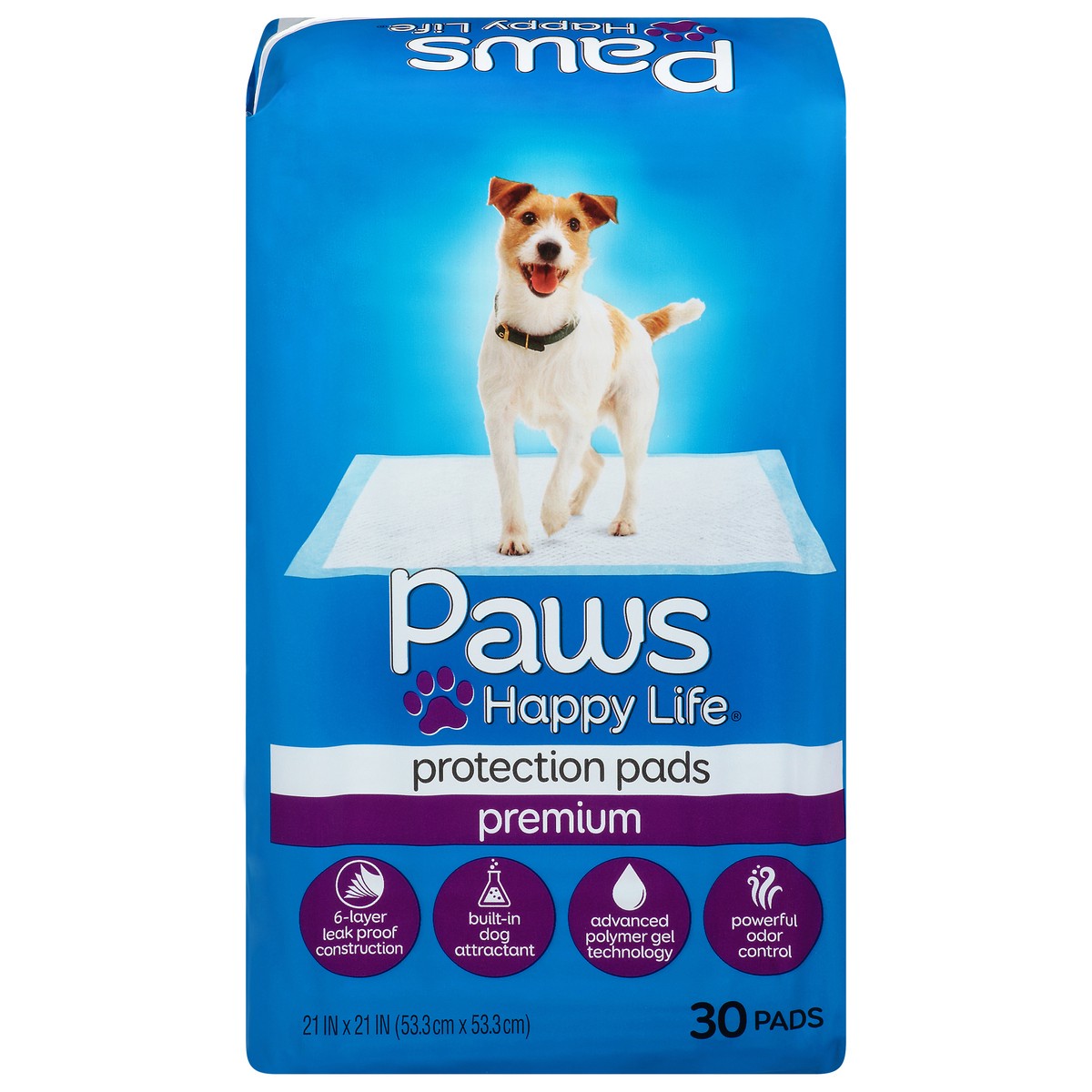 slide 1 of 11, Paws Happy Life Training Pads Basic, 30 ct