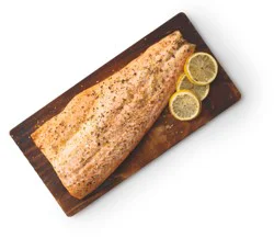 Lemon Pepper Seasoned Cedar Plank Salmon