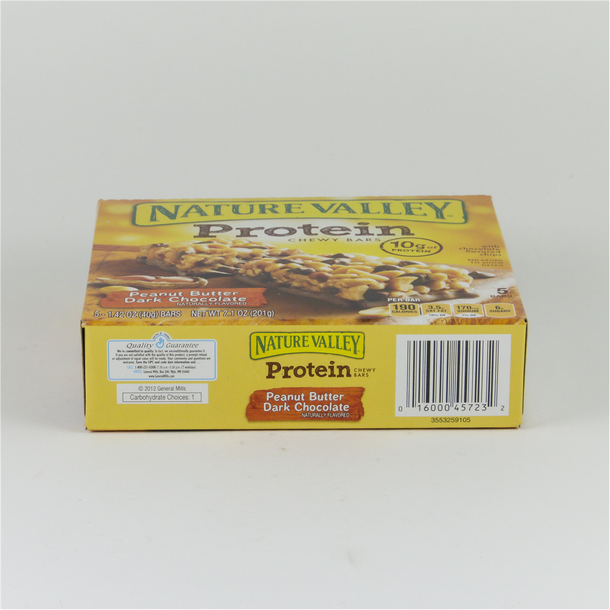 slide 3 of 8, Nature Valley Chewy Granola Bar, Protein, Peanut Butter Dark Chocolate, 5 Bars, 5 ct; 1.42 oz