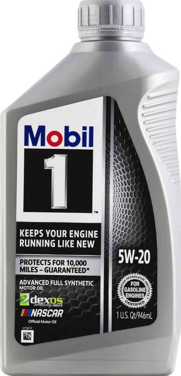 slide 3 of 9, Mobil 1 Advanced Synthetic 5W-20 Motor Oil 946 ml, 946 ml