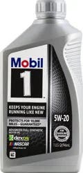 Mobil 1 Advanced Full Synthetic Motor Oil 5W-20, 1 Quart