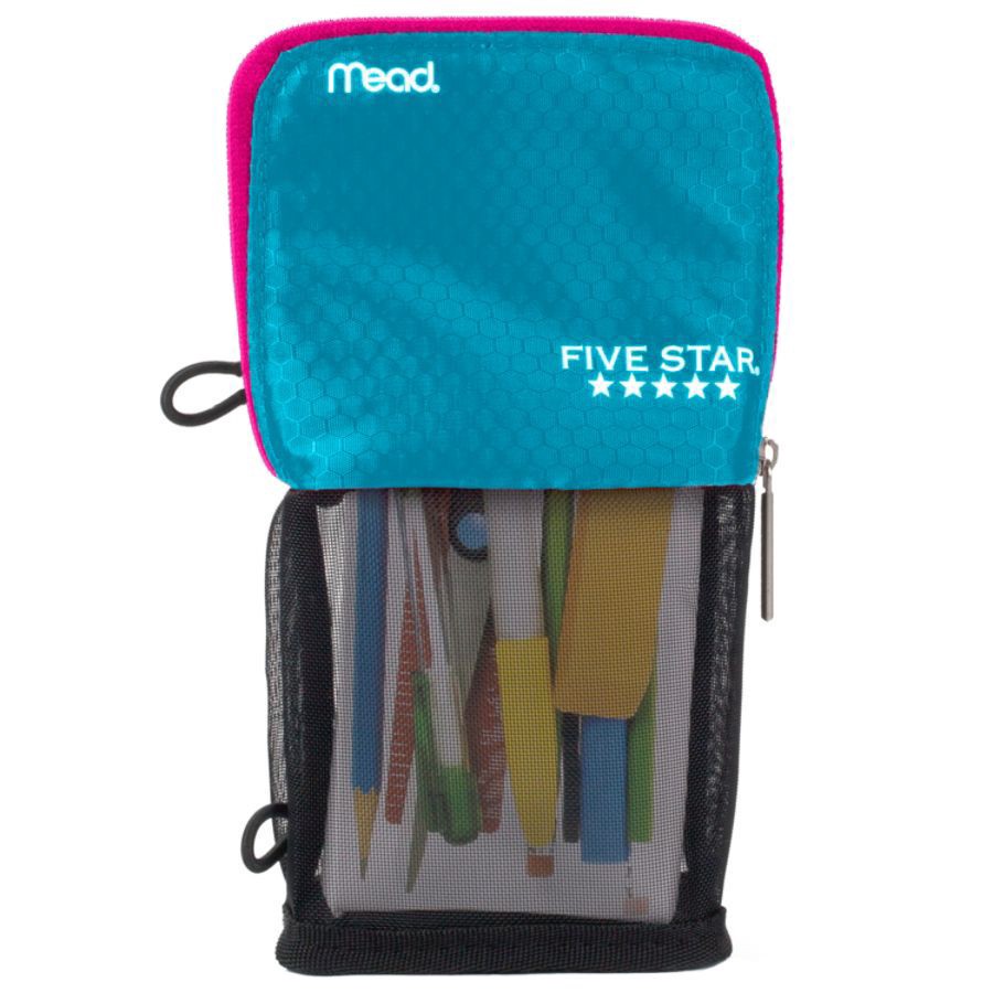 slide 7 of 7, Five Star Stand 'N Store Pencil Holder, Assorted Colors (No Color Choice), 1 ct