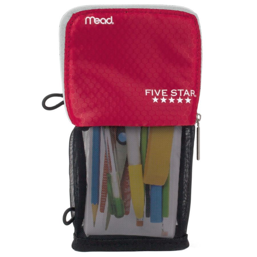 slide 5 of 7, Five Star Stand 'N Store Pencil Holder, Assorted Colors (No Color Choice), 1 ct