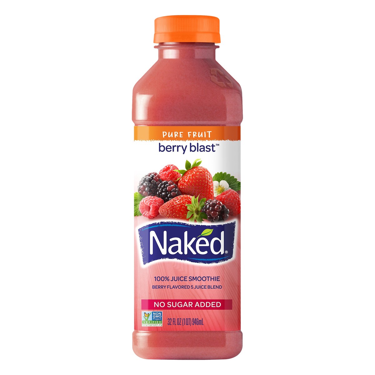 slide 1 of 6, Naked Berry Blast 100% Juice Smoothie 32 oz, 32 oz