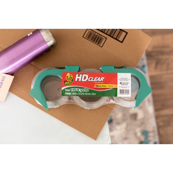 slide 2 of 4, Duck Brand Hd Clear Packing Tape, 1 ct