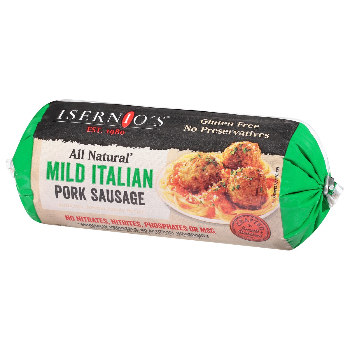 slide 10 of 14, Isernio's Mild Italian Pork Sausage 16 oz, 16 oz