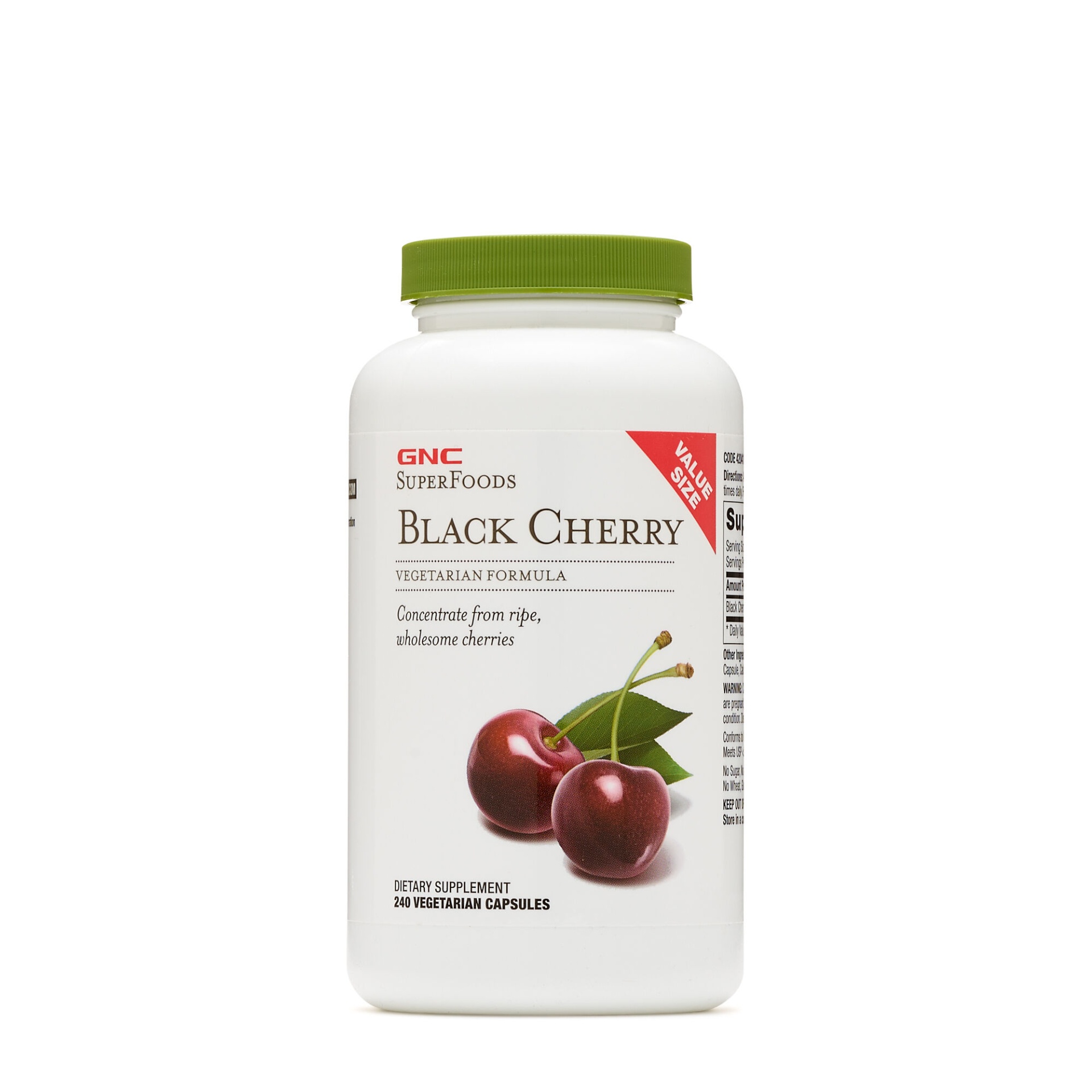 slide 1 of 1, GNC SuperFoods Black Cherry - VALUE SIZE, 240 ct