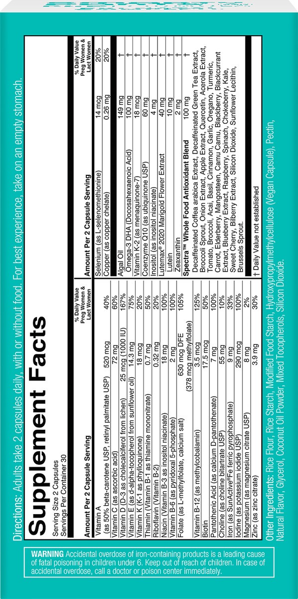 slide 3 of 8, SmartyPants Prenatal Formula PhD Capsules 60 ea, 60 ct