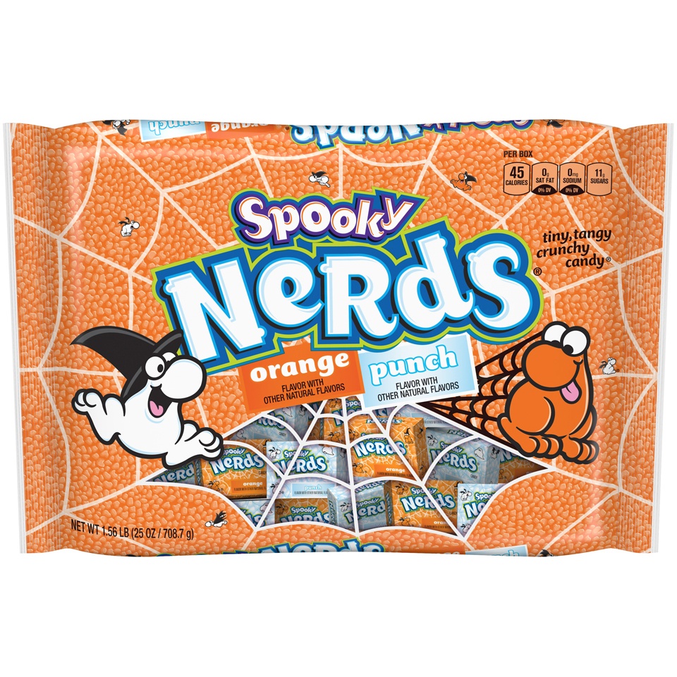 slide 1 of 1, Nerds Spooky Orange and Punch Assortment, 1.5 lb