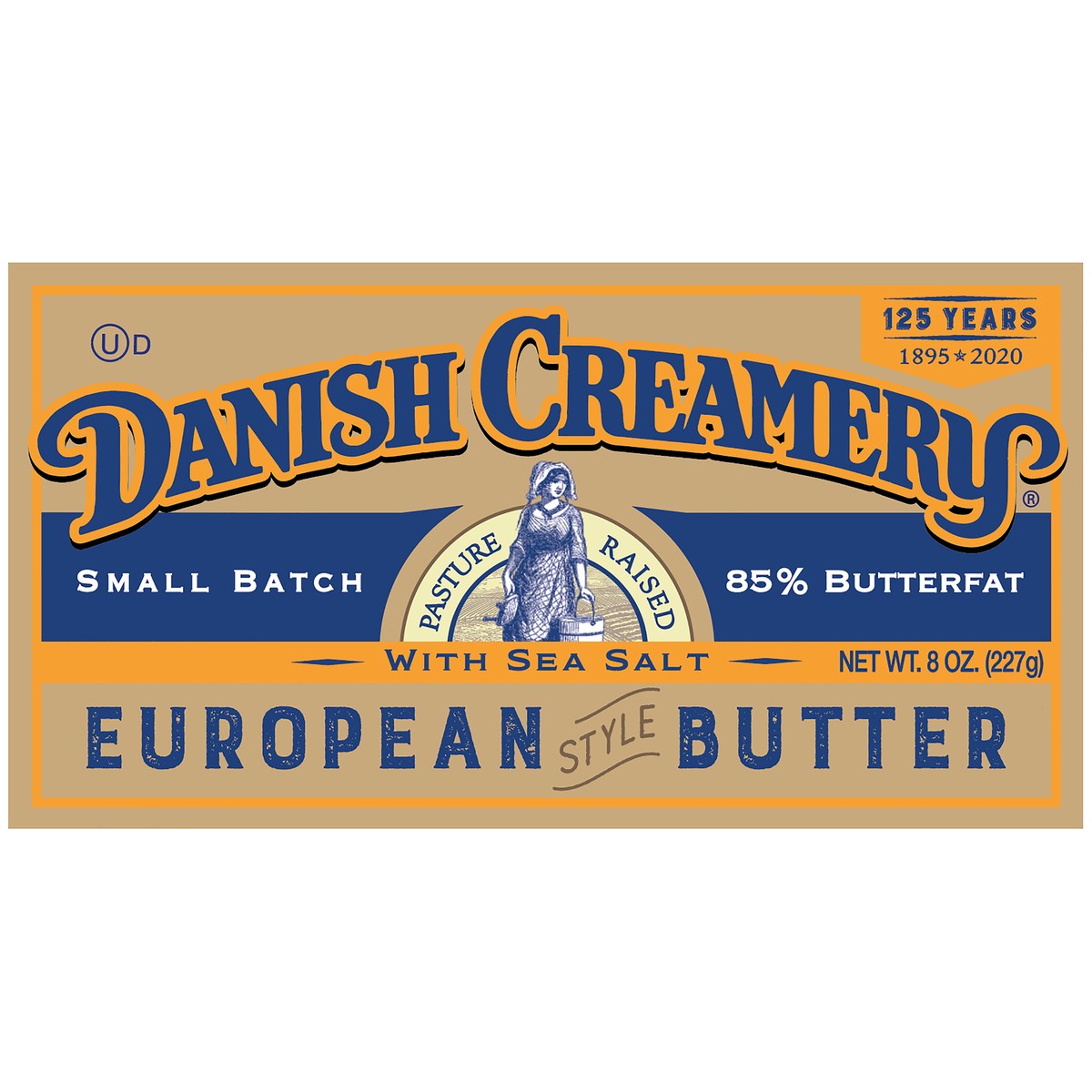 slide 5 of 7, Danish Creamery European Style Butter with Sea Salt 8 oz. Box, 