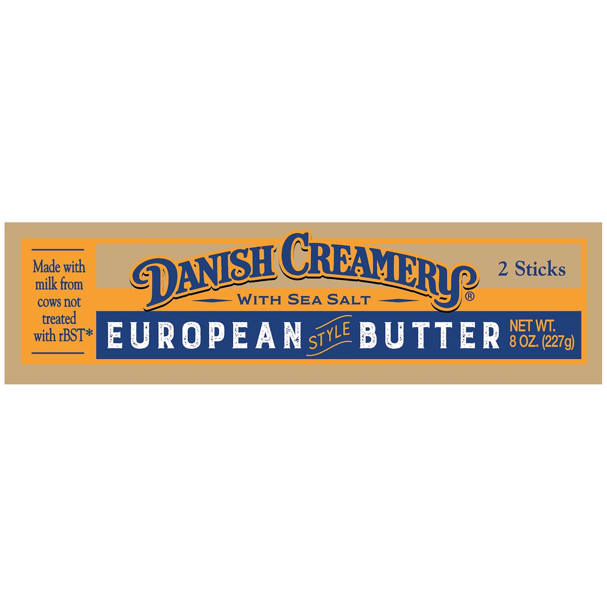 slide 3 of 7, Danish Creamery European Style Butter with Sea Salt 8 oz. Box, 
