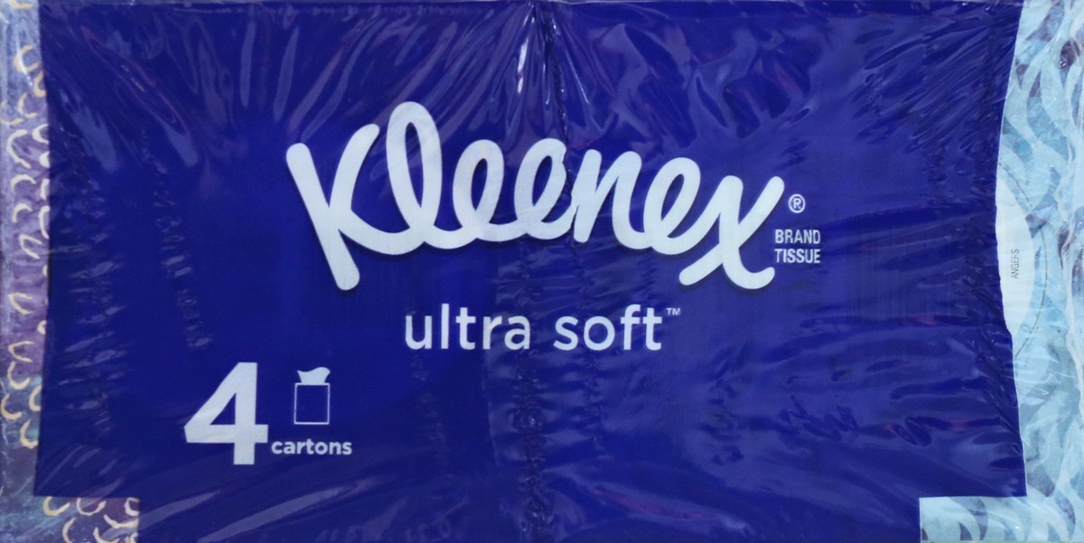 slide 5 of 10, Kleenex Ultra Soft Facial Tissues, 4 Cube Boxes, 65 Tissues per Box (260 Total Tissues), 4 ct