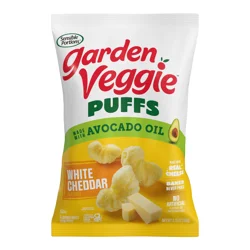 Sensible Portions Garden Veggie White Cheddar Flavored Puffs 3.75 oz