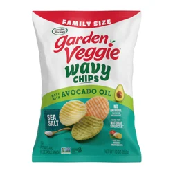 Sensible Portions Sp Garden Veggie Wavy Chips Sea Salt With A/o 6oz