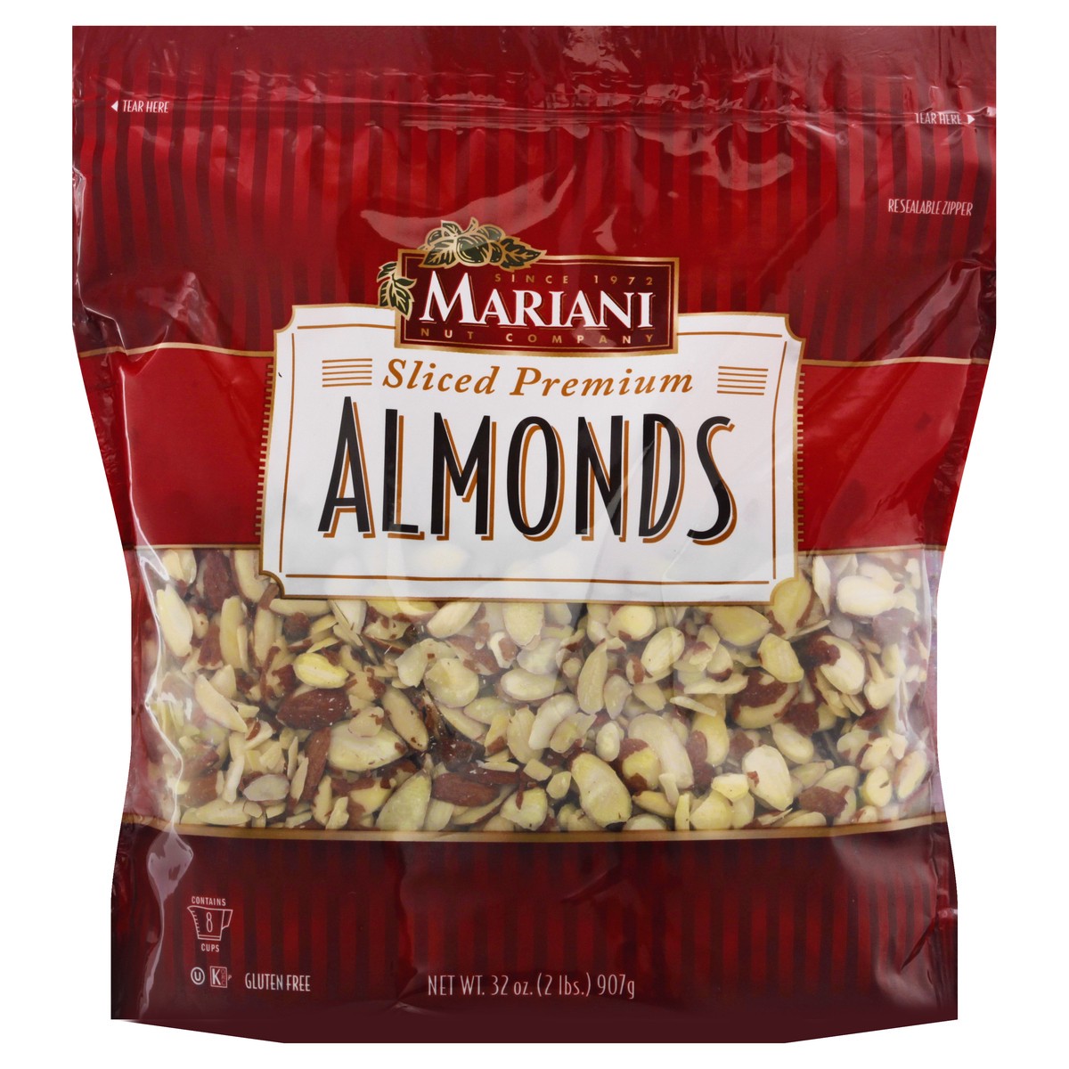 slide 1 of 11, Mariani Mariaini Sliced Almonds, 32 oz