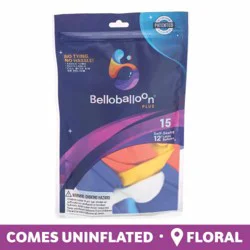 Belloballoon Plus® Self-sealing Consumer Pack Latex Assorted Colors, 1 ct
