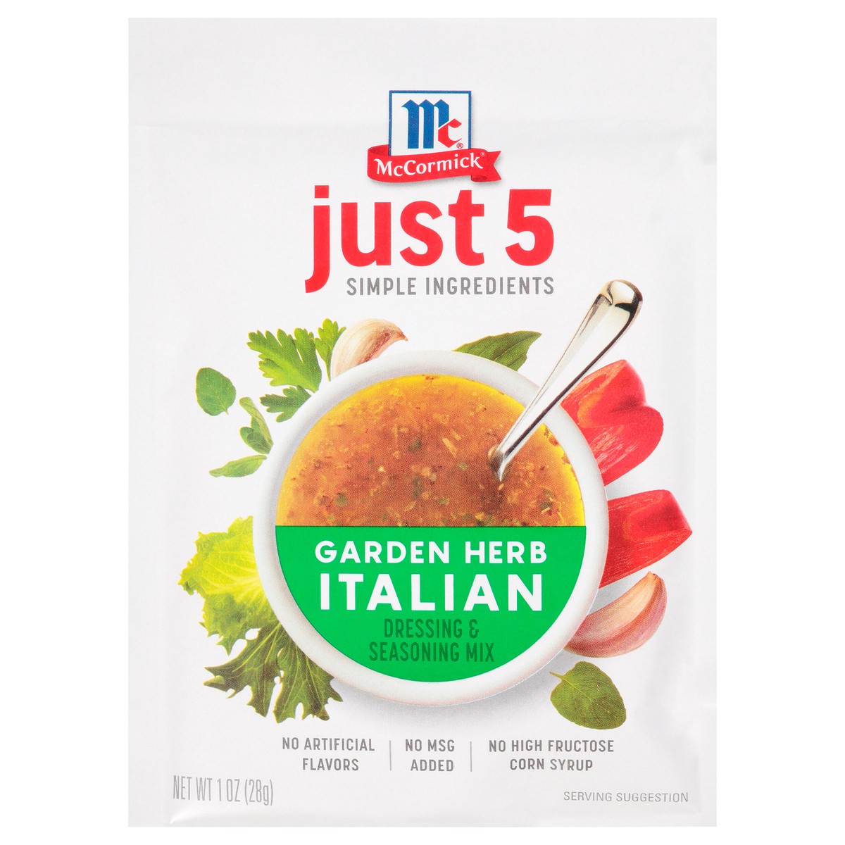 slide 1 of 5, McCormick Italian Dressing Seasoning Mix - Garden Herb, 1 oz, 1 oz