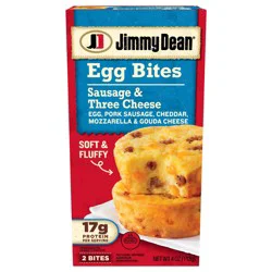 Jimmy Dean Egg Bites, Sausage, Frozen Breakfast, 4 oz