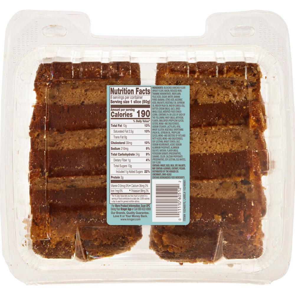 slide 2 of 3, Bakery Fresh Goodness Banana Nut Sliced Loaf Cake, 14 oz