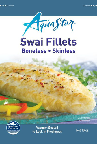 slide 1 of 1, Aqua Star Swai Fillets, 16 oz