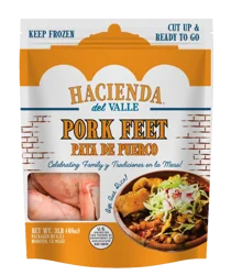 Hacienda Cut Pork Feet - 48 oz