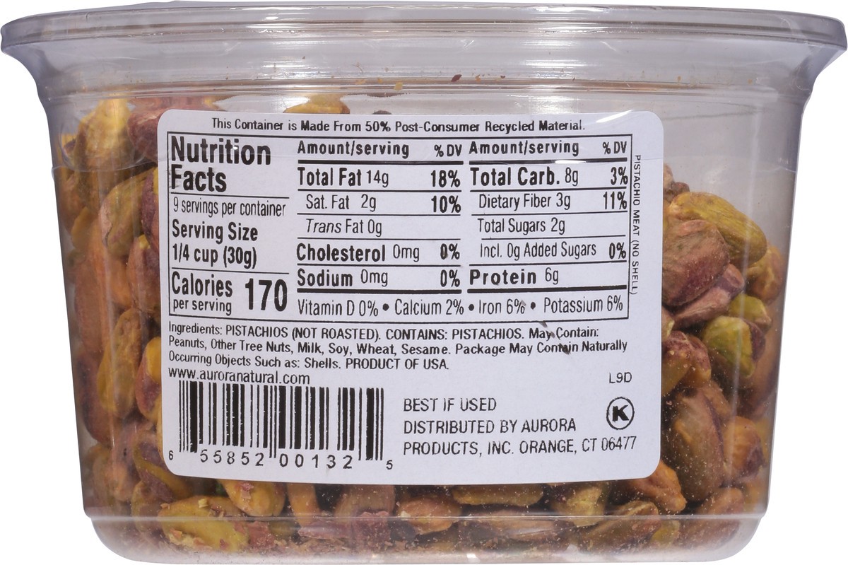 slide 5 of 9, Aurora Natural Raw Shelled Pistachios 9 oz, 9 oz
