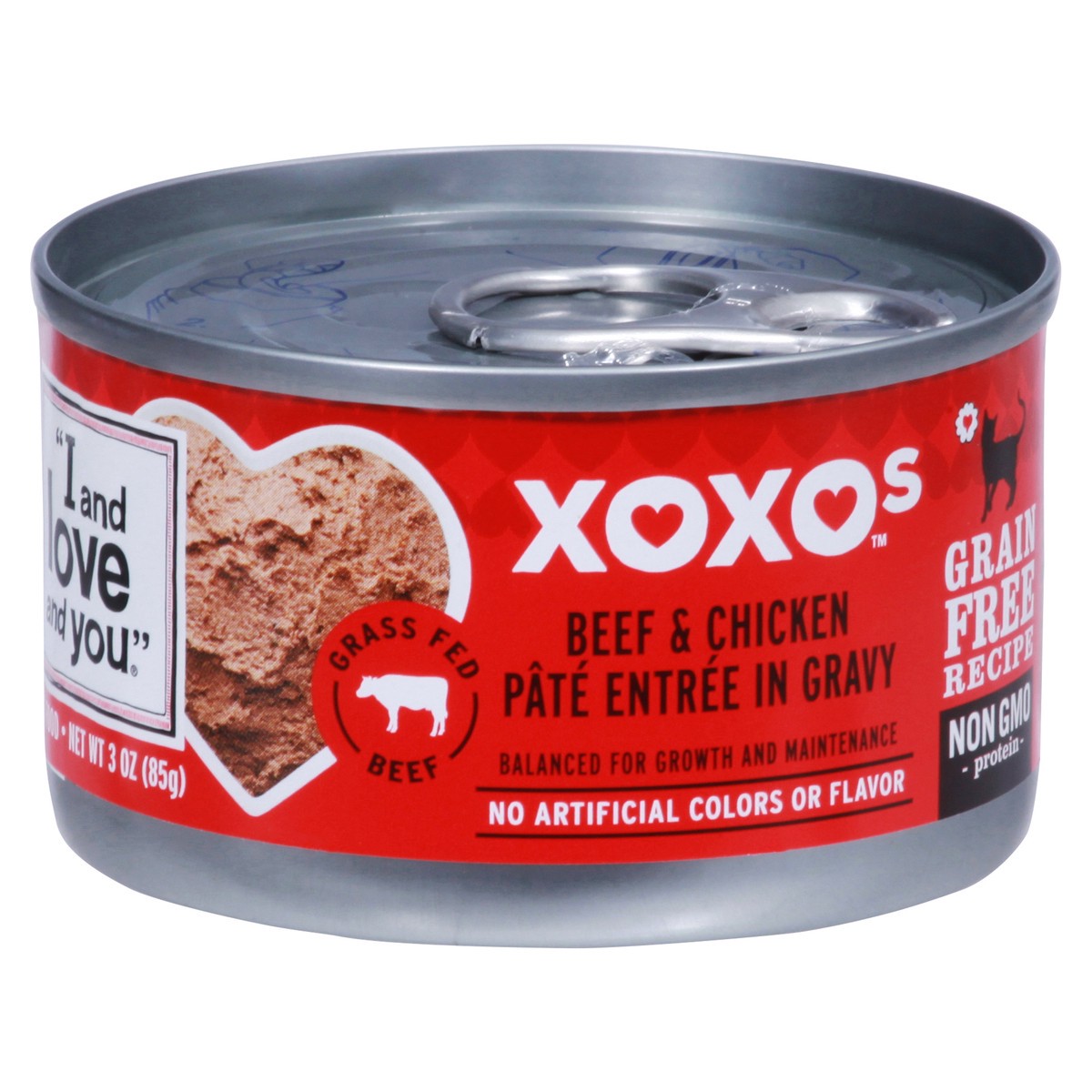 slide 12 of 13, I and Love and You Grain Free Beef & Chicken Cat Food 2 oz, 2 oz