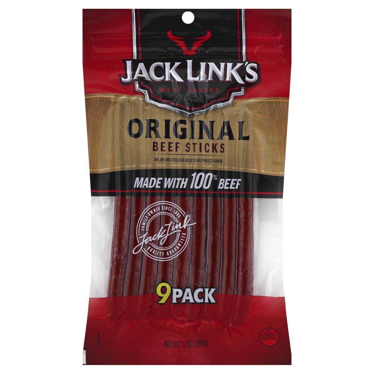 slide 1 of 1, Jack Link's Original Beef Sticks, 