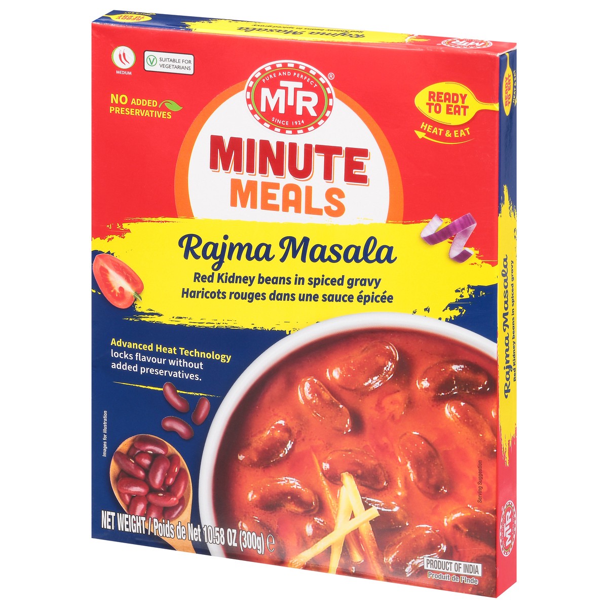 slide 6 of 14, Mtr Minute Meals Rajma Masala 10.58 oz, 10.58 oz