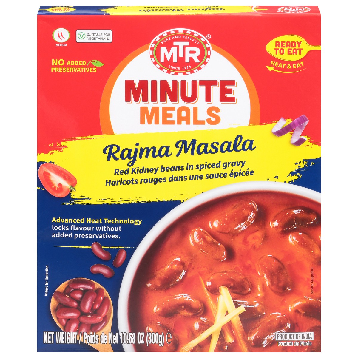 slide 12 of 14, Mtr Minute Meals Rajma Masala 10.58 oz, 10.58 oz