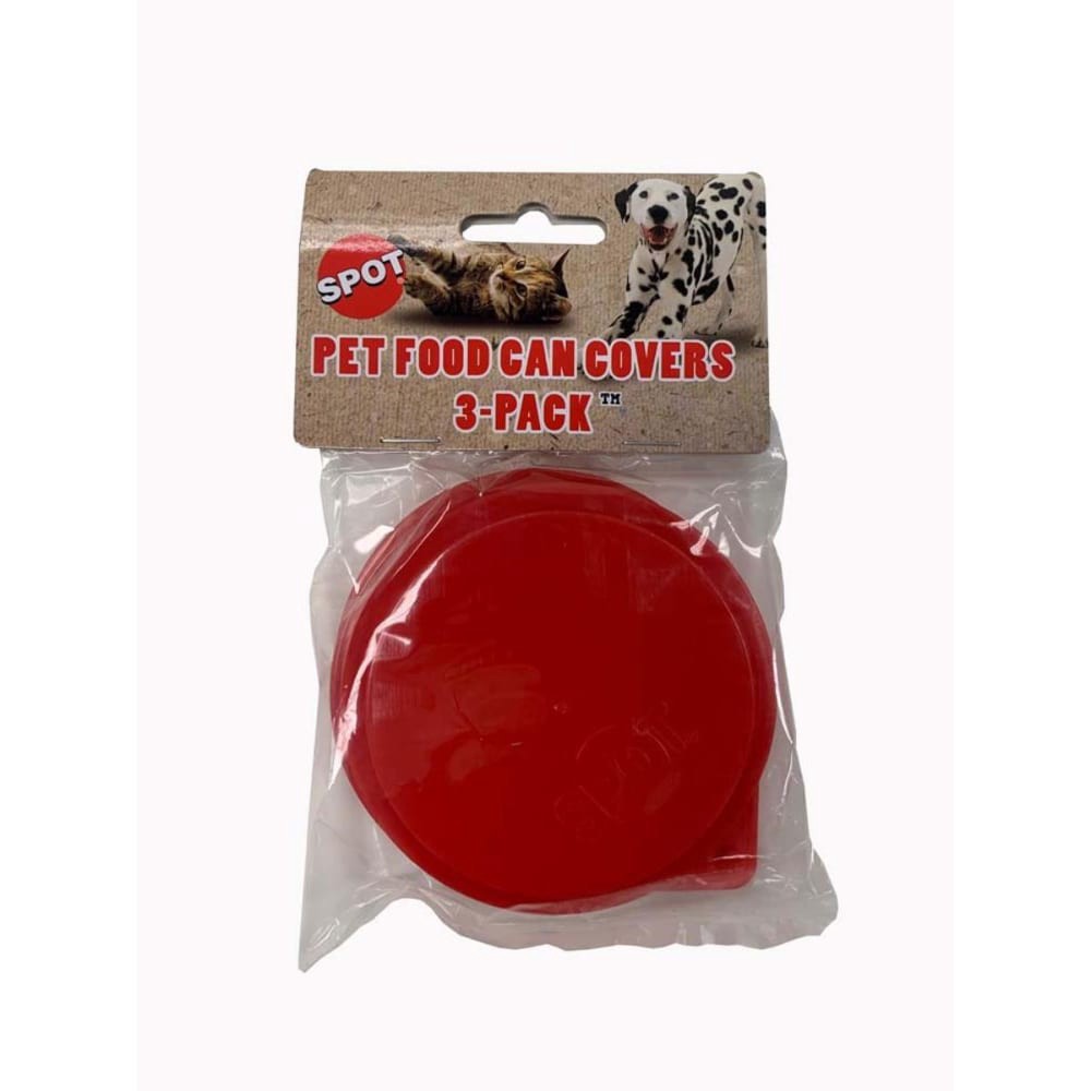 slide 1 of 1, Spot Ethical Spot Pet Food Can Covers - Red, 3 ct