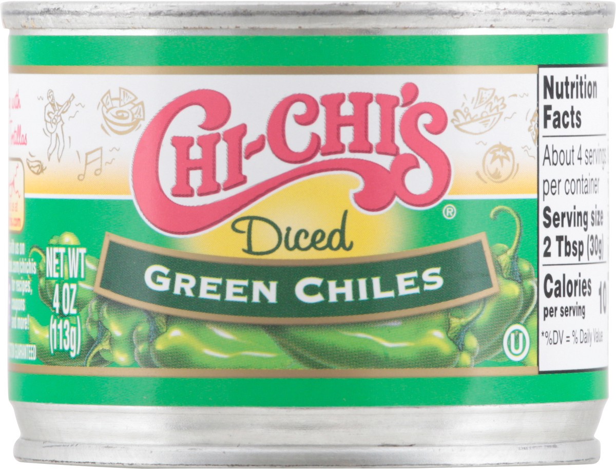 slide 5 of 9, Chi-Chi's Chi Chi Green Chillies Diced, 4.25 oz