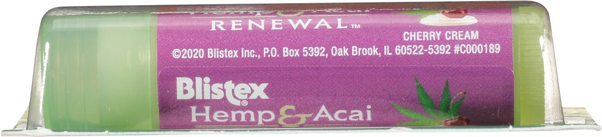 slide 2 of 9, Blistex Hemp Acai Renewal, 2 ct