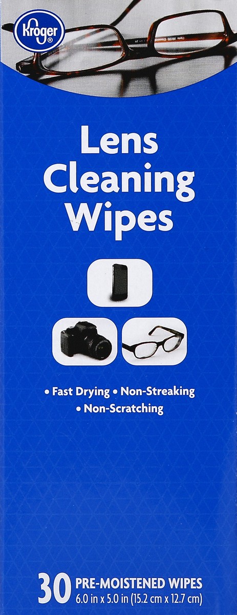 slide 1 of 5, Kroger Multipurpose Lens Wipes, 30 ct