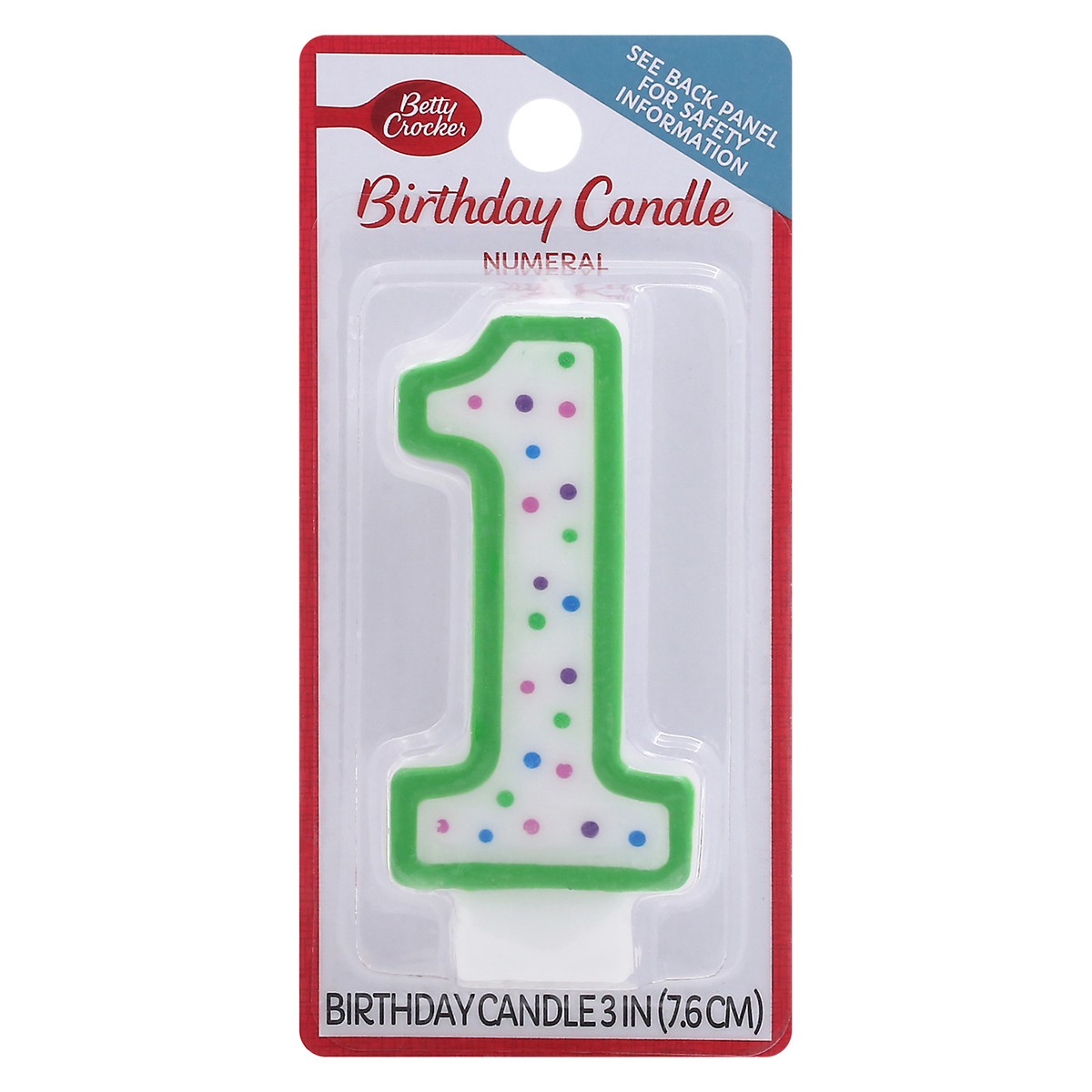 slide 9 of 10, Betty Crocker Birthday Candle, 1 ct