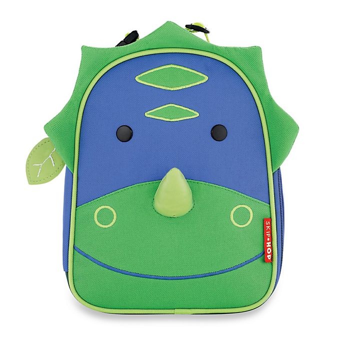 slide 1 of 3, Skip Hop SKIP*HOP Zoo Lunchies Dinosaur Insulated Lunch Bag, 1 ct