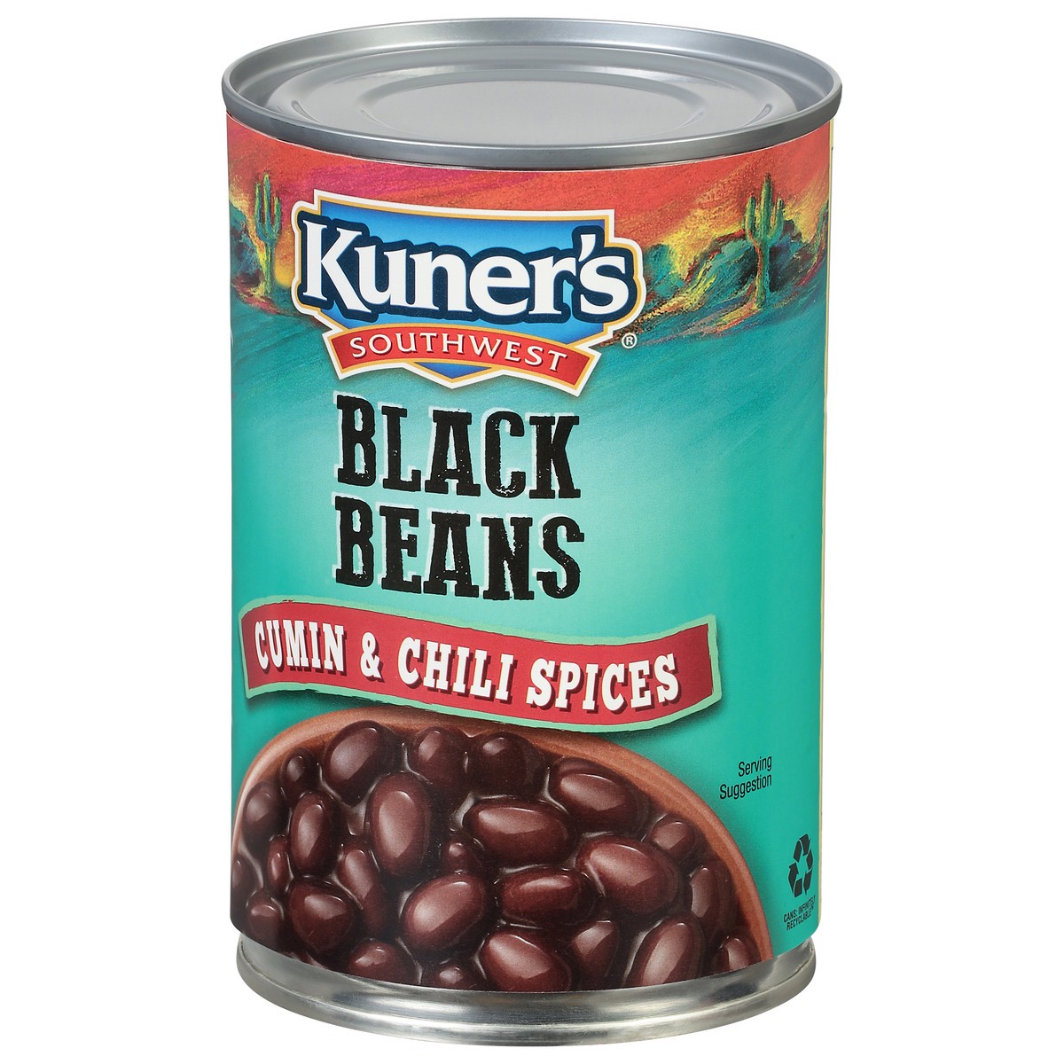 slide 6 of 12, Kuner's Southwest Black Beans with Cumin & Chili Spices, 15 oz